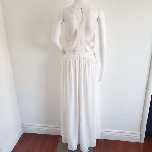 Lovers +Friends Cut Out Hi Low Maxi Dress Size L - Picture 2 of 8
